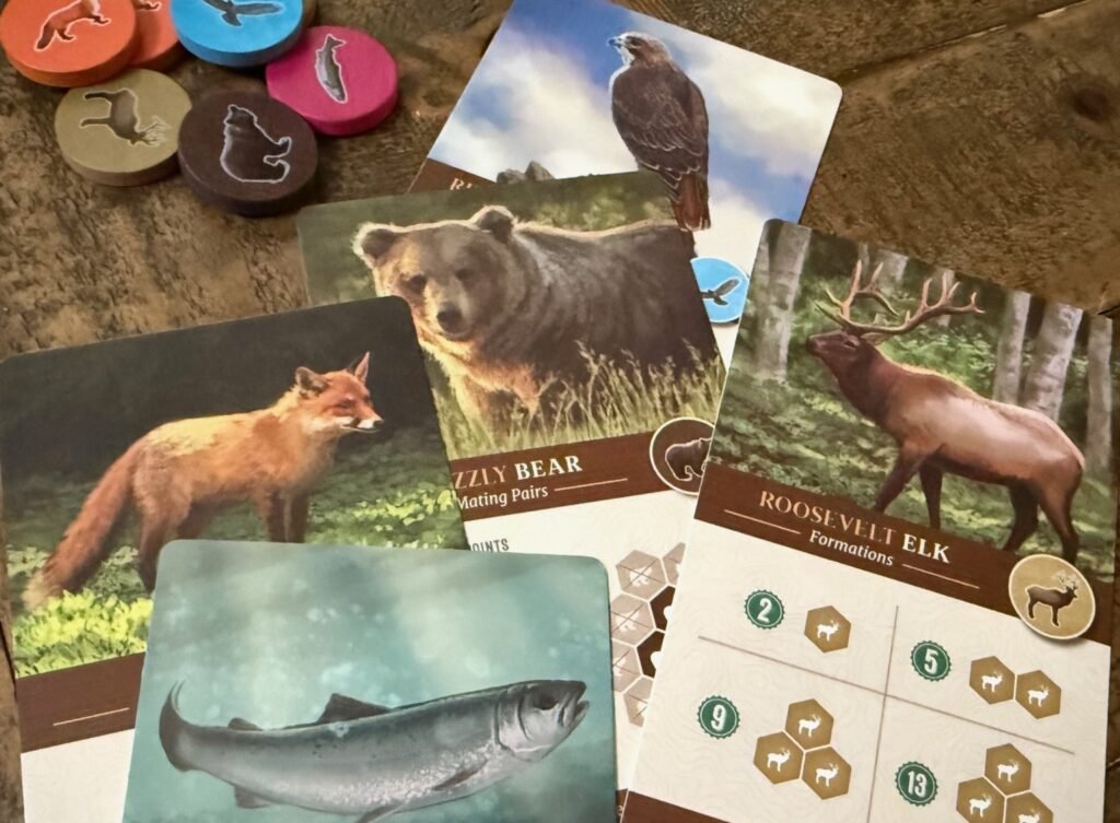 Cascadia-Board-Game-Review-Wildlife